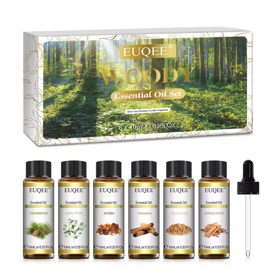 Natural Aromatherapy Oils 6x10ml